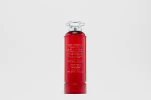 Ruby Glass 'Thirst Extinguisher' Cocktail Shaker