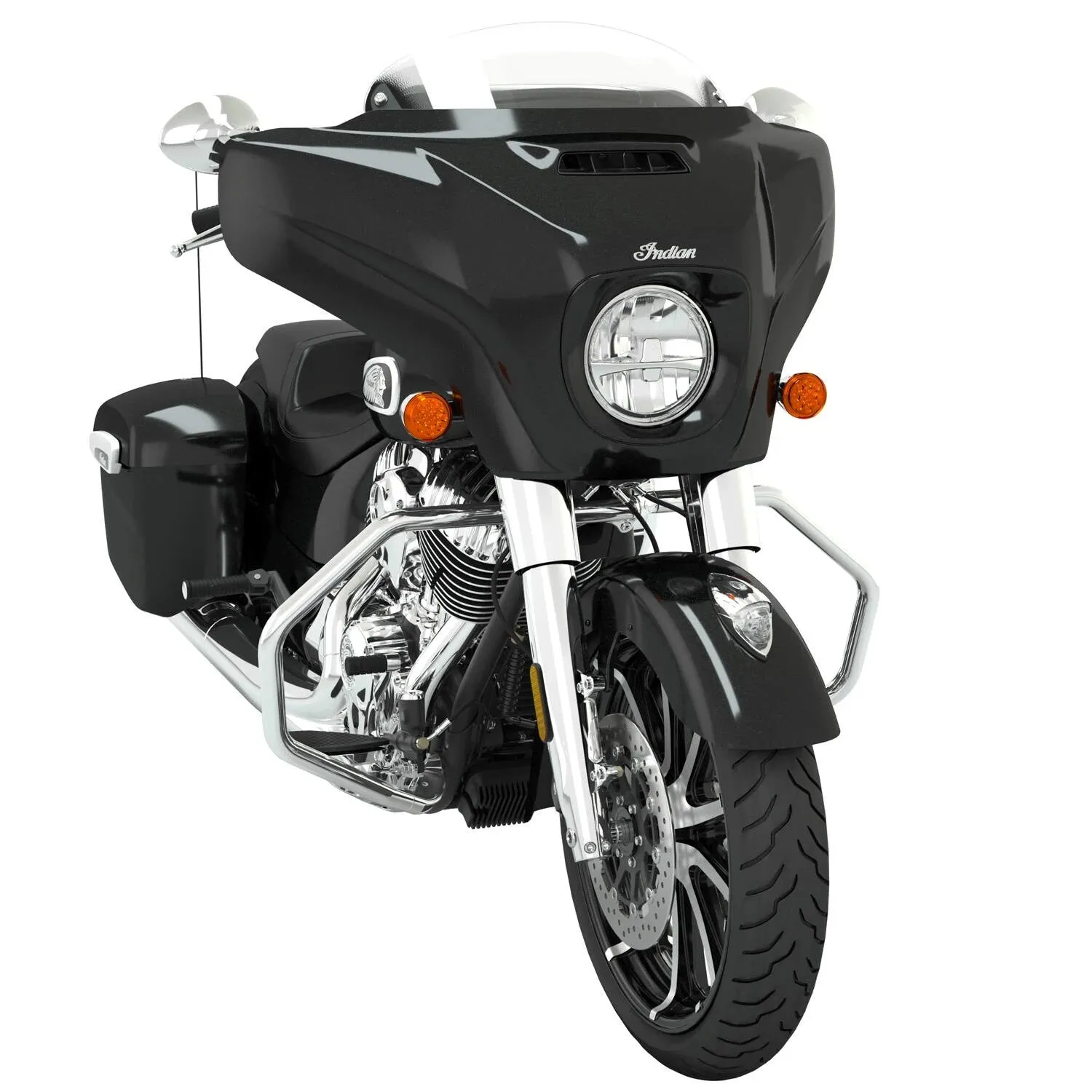 Steel Front Highway Bars, Pair