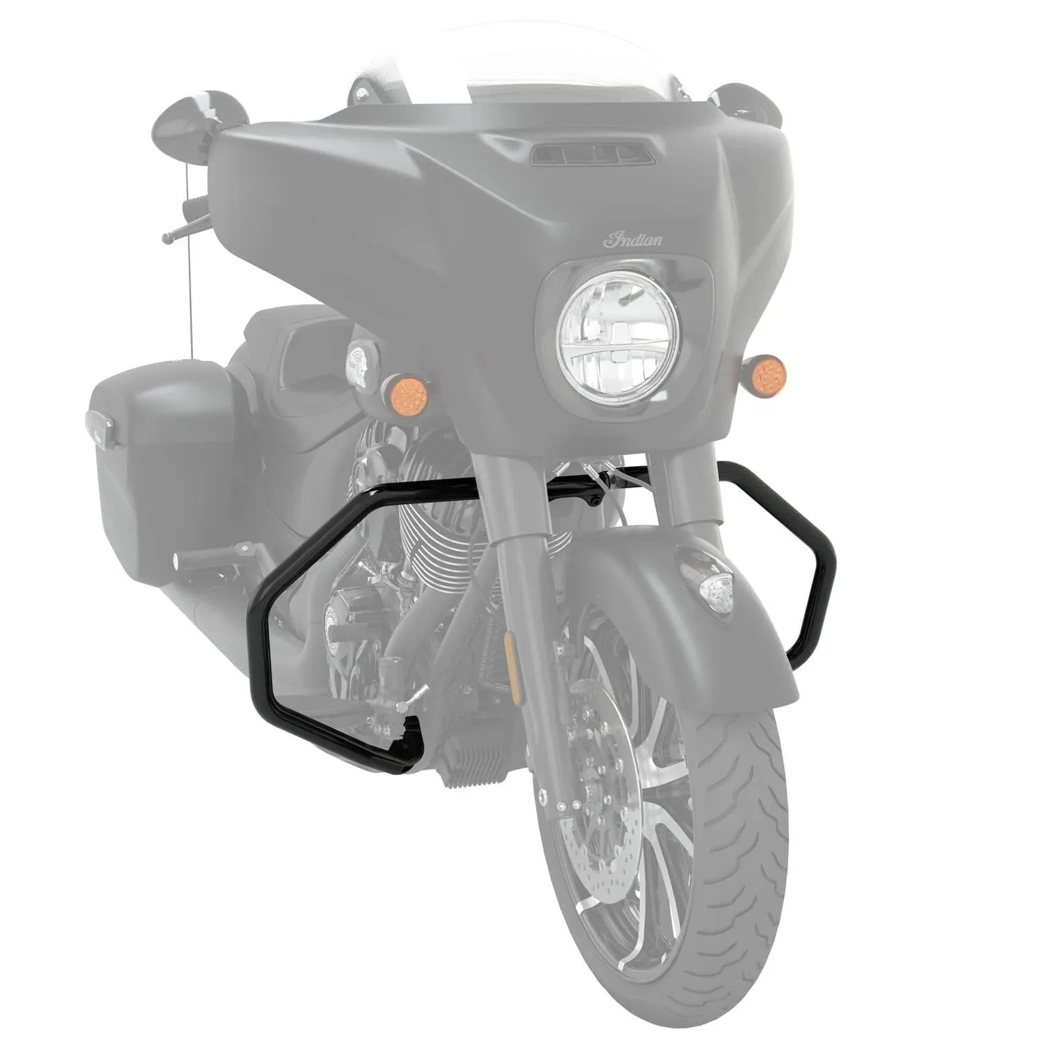 Steel Front Highway Bars, Pair