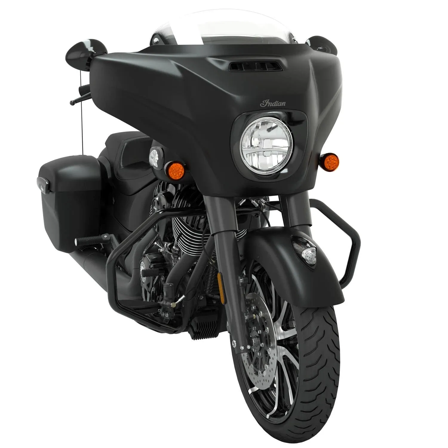 Steel Front Highway Bars, Pair