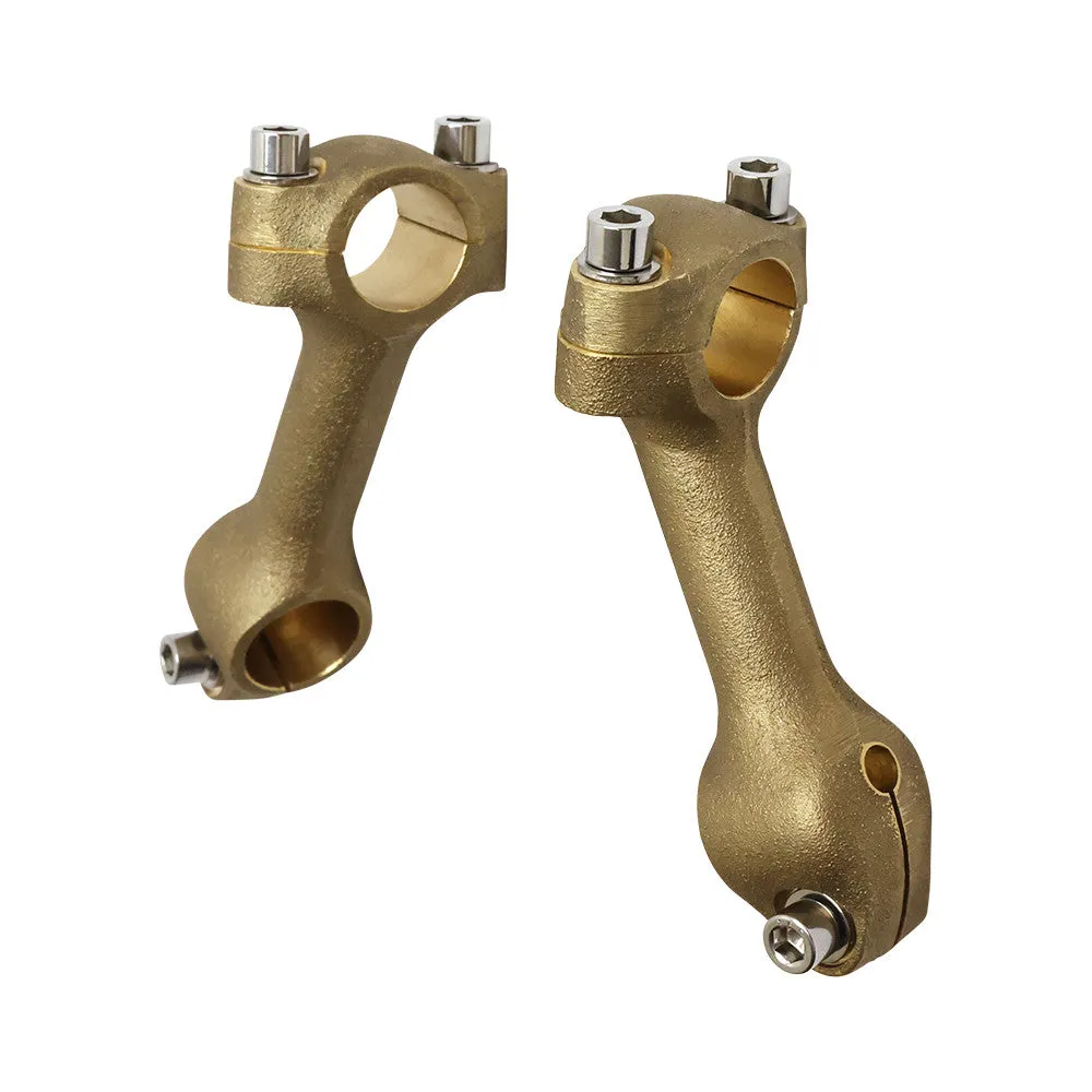 Stelling and Hellings Style Angled Risers - Bronze