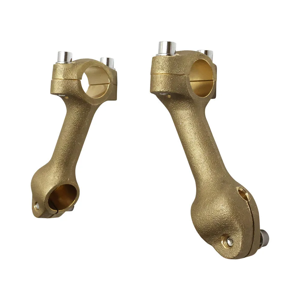 Stelling and Hellings Style Angled Risers - Bronze