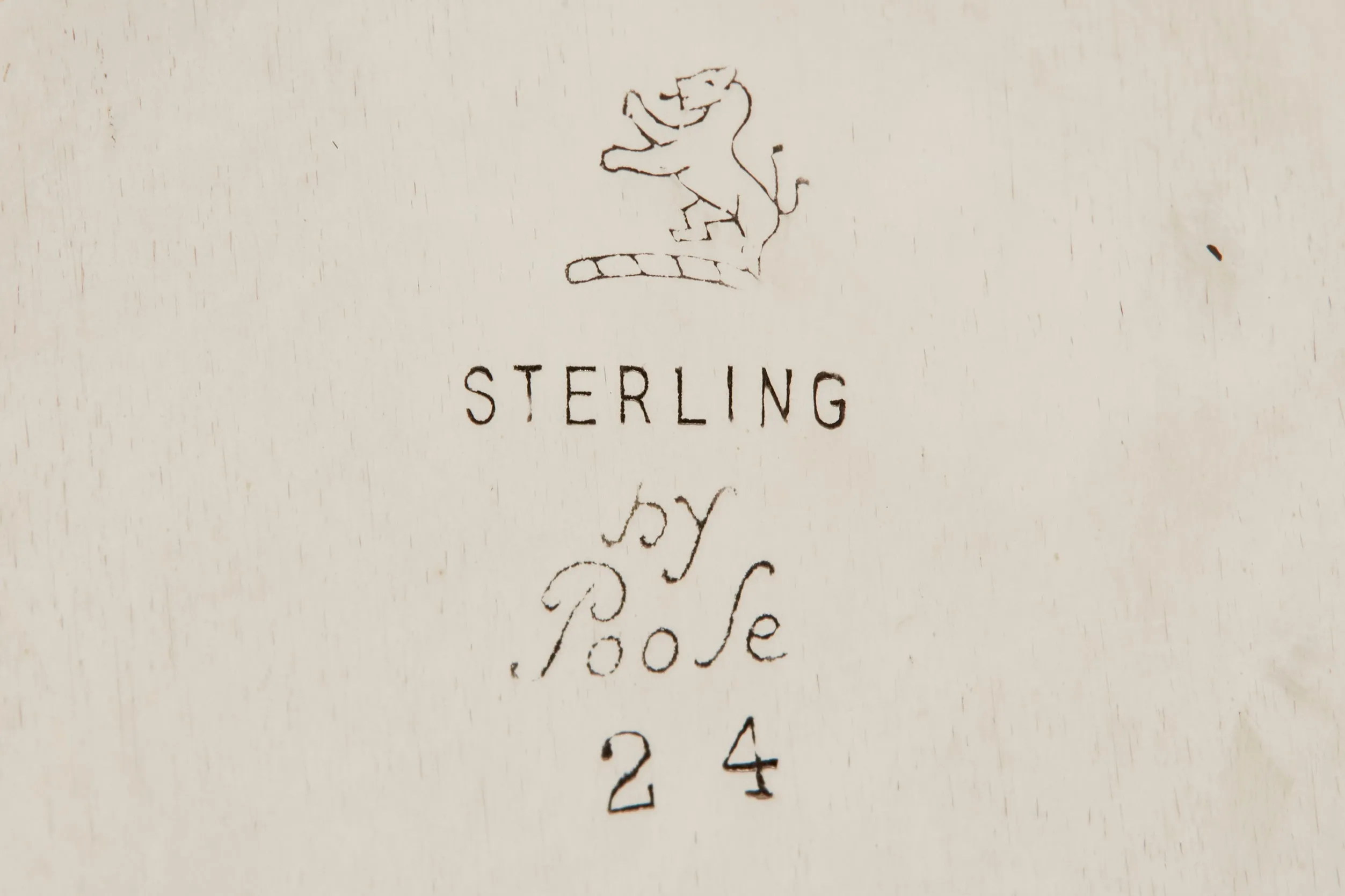 Sterling Cocktail Shaker for the Sports Car Club of America