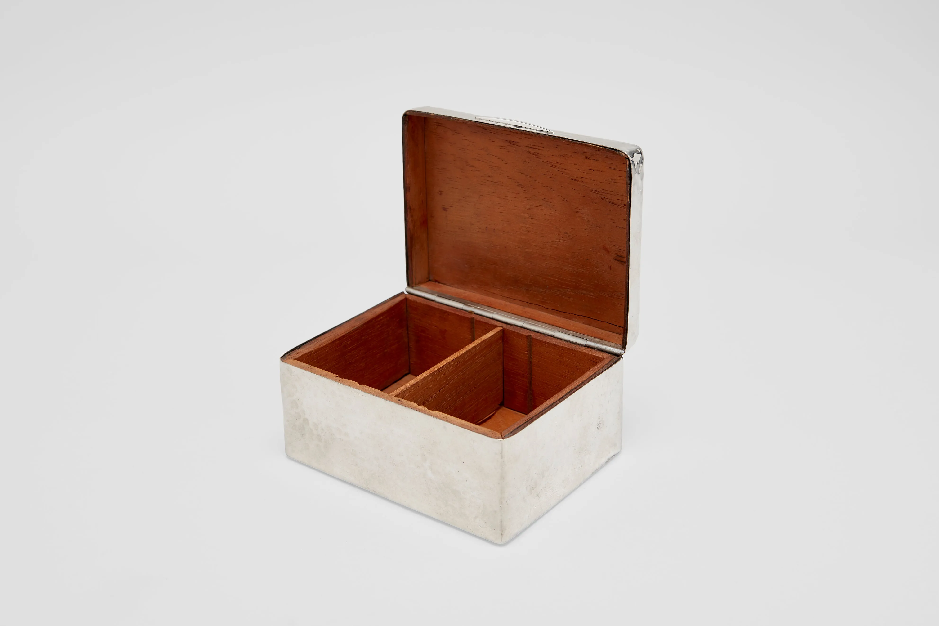 Sterling Silver Hand Hammered Box