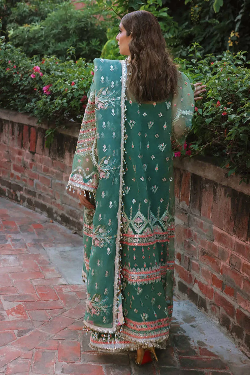 SYRAH YOUSAF | MNR Zarlish Festive Unstitched Collection 2022 | Unstitched Embroidered Organza Suit