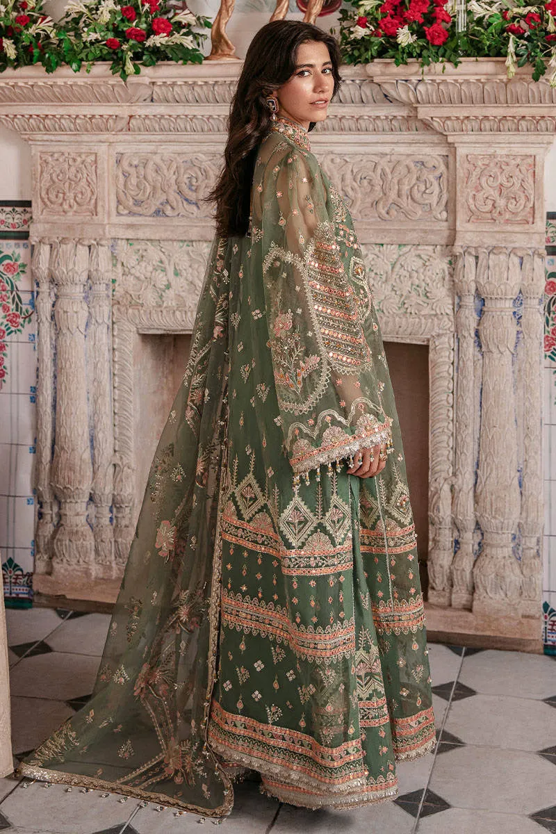 SYRAH YOUSAF | MNR Zarlish Festive Unstitched Collection 2022 | Unstitched Embroidered Organza Suit