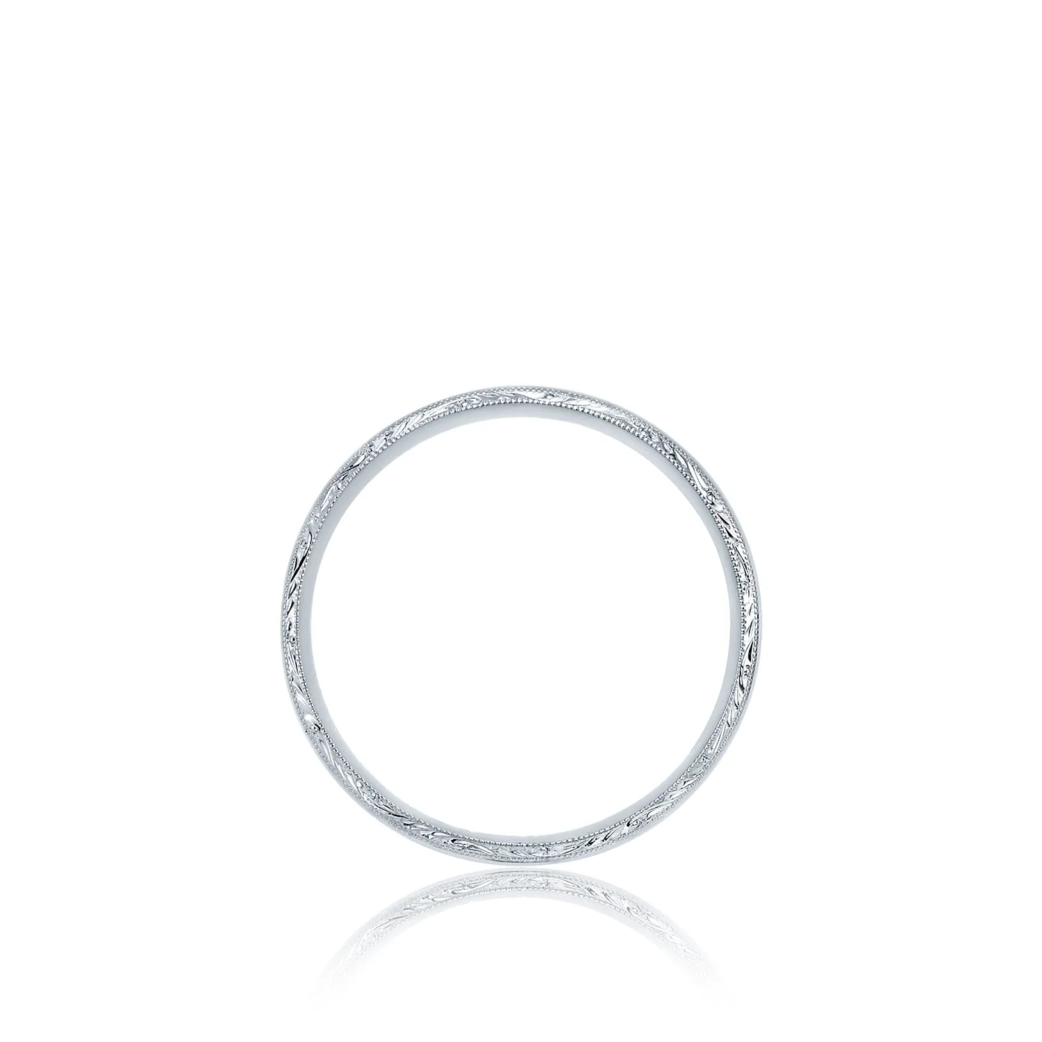 Tacori Hand-Engraved Mens Wedding Band -6.5mm