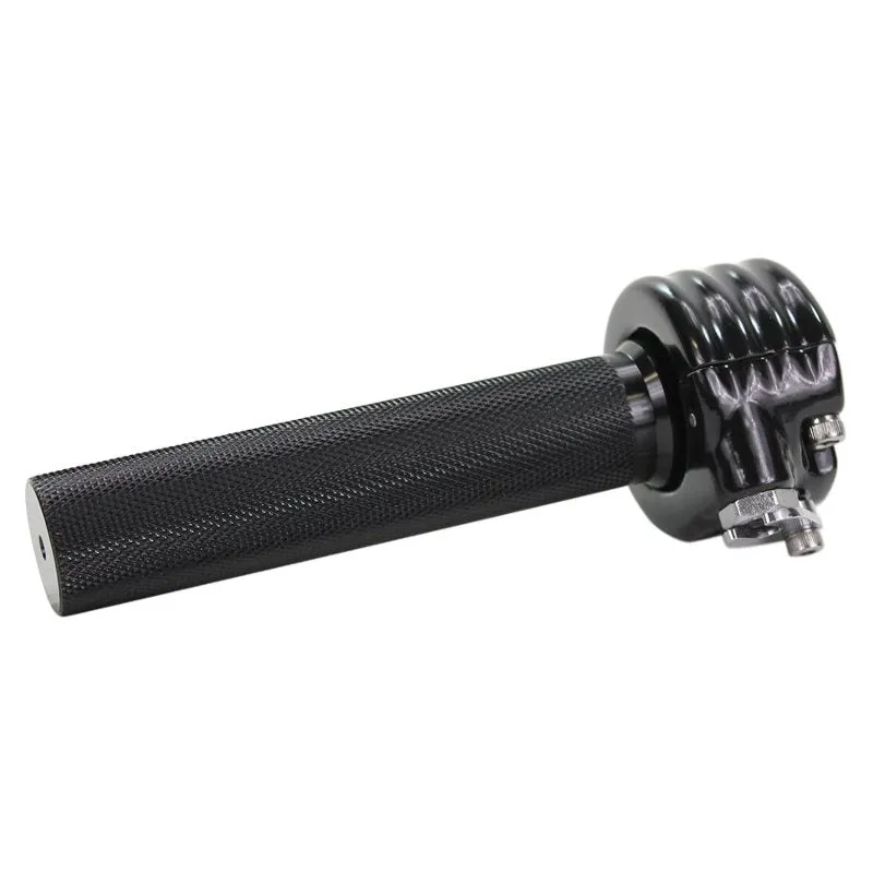 TC Bros. 7/8" Single Cable Motorcycle Throttle - Black