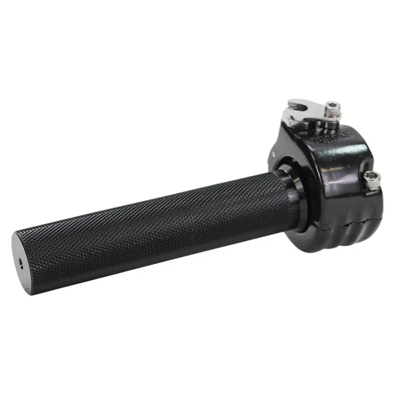 TC Bros. 7/8" Single Cable Motorcycle Throttle - Black