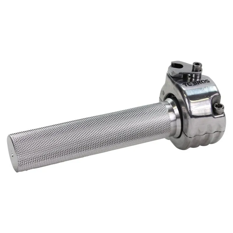 TC Bros. 7/8" Single Cable Motorcycle Throttle - Polished