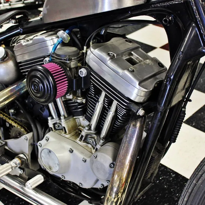 TC Bros. Ripple Black Air Cleaner HD CV Carbs & EFI