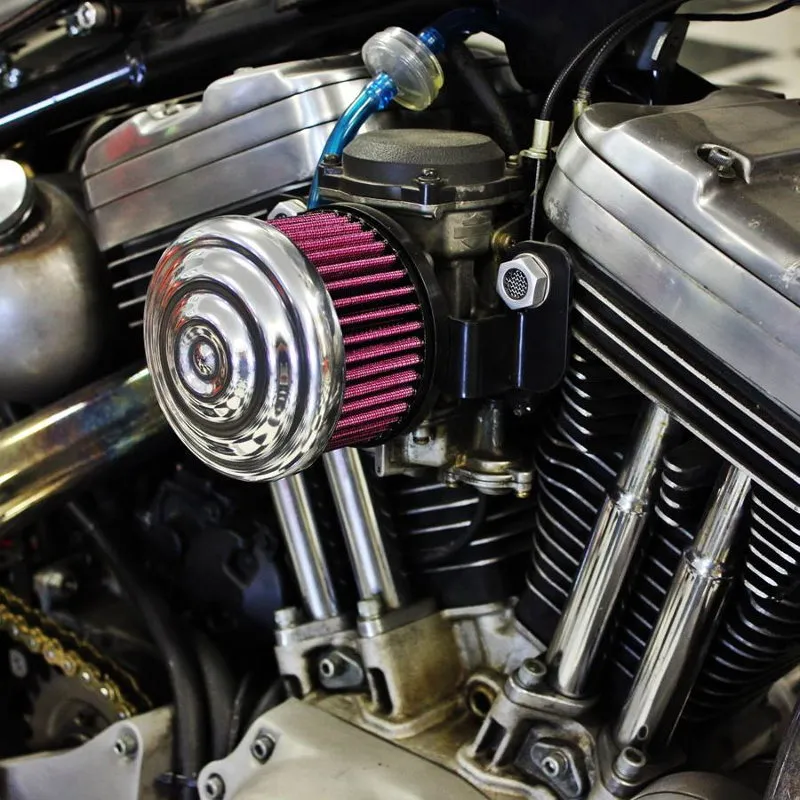 TC Bros. Ripple Polished Air Cleaner HD CV Carbs & EFI