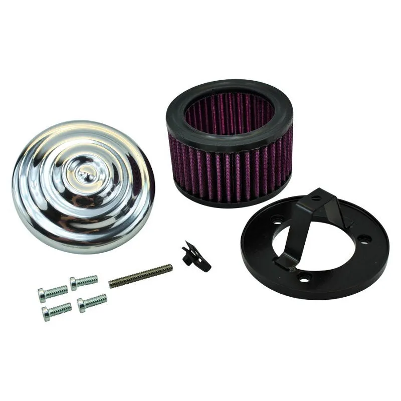 TC Bros. Ripple Polished Air Cleaner HD CV Carbs & EFI
