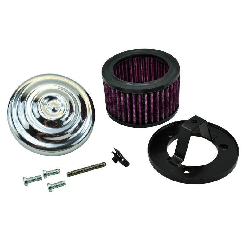 TC Bros. Ripple Polished Air Cleaner S&S Super E & G Carbs