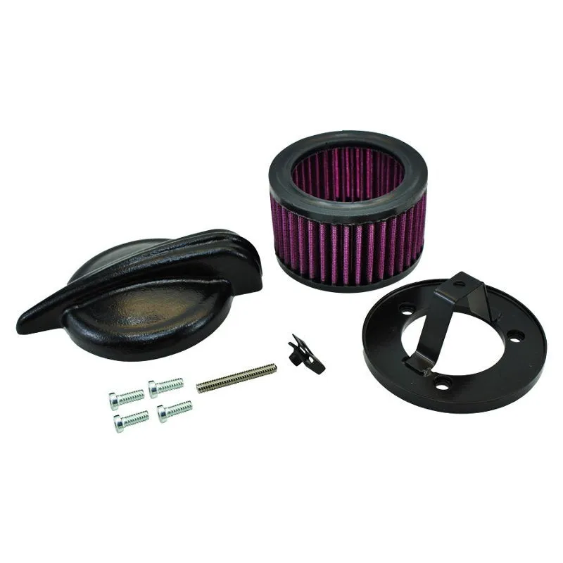 TC Bros. Streamliner Black Air Cleaner HD CV Carbs & EFI