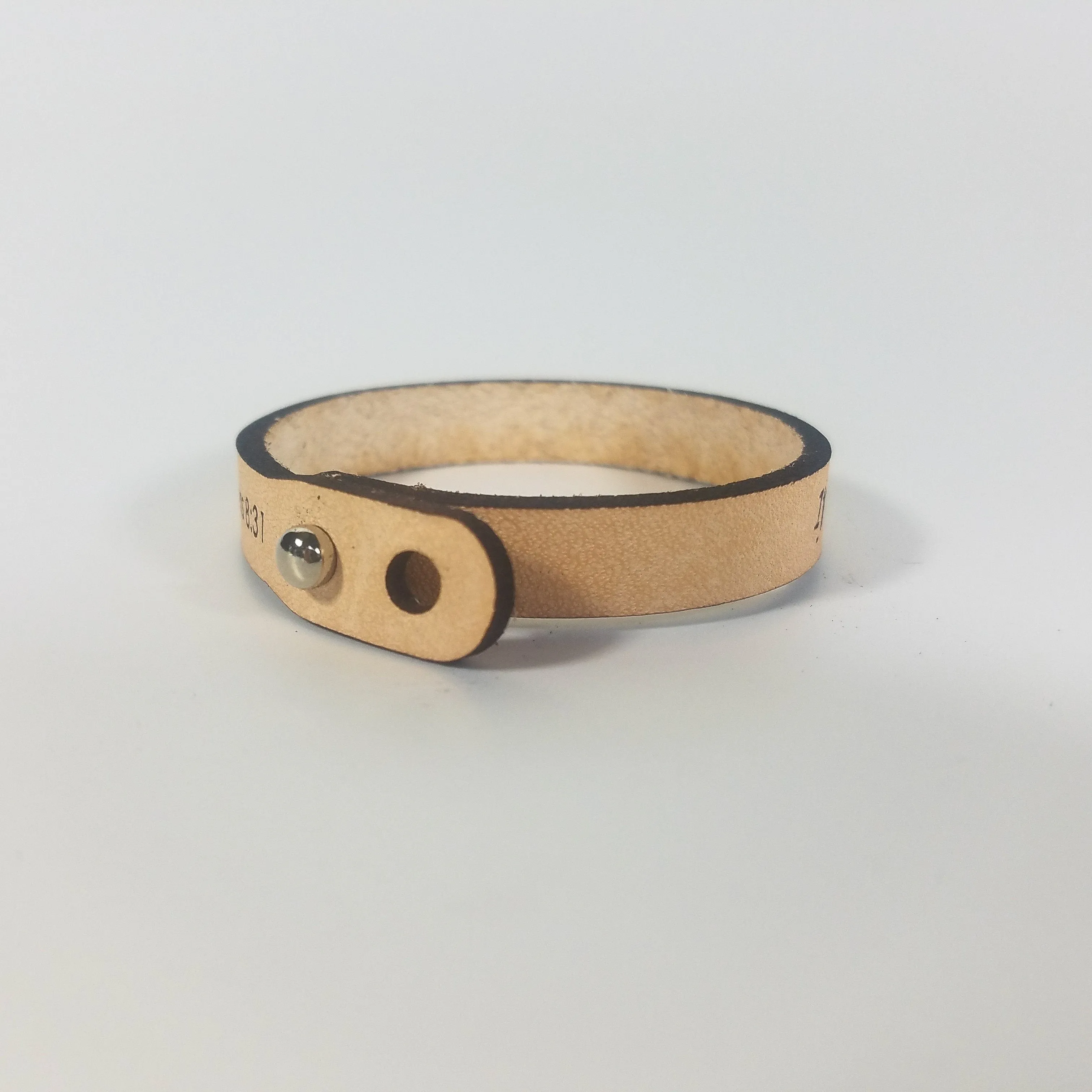The Leather Word Bracelet™  Jeremiah 17:7