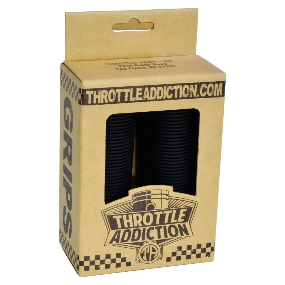 Throttle Addiction - Hammer Grips - Black - 1"