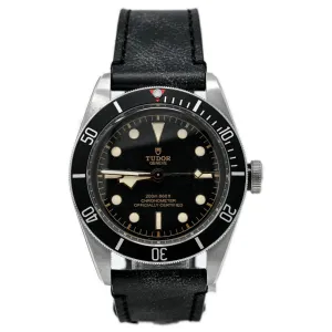 Tudor Men's Black Bay Stainless Steel 41mm Black Dot Dial Watch Reference #: M79230N