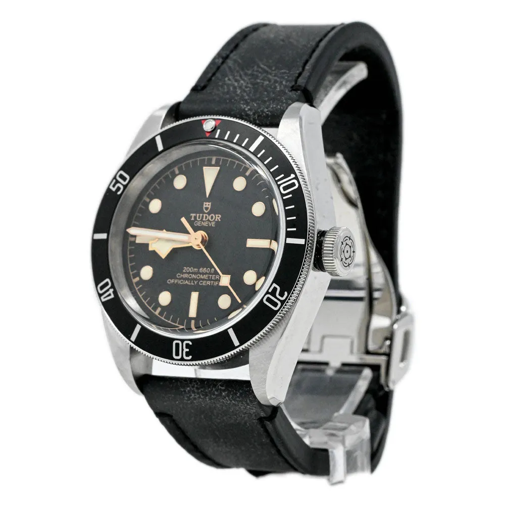 Tudor Men's Black Bay Stainless Steel 41mm Black Dot Dial Watch Reference #: M79230N