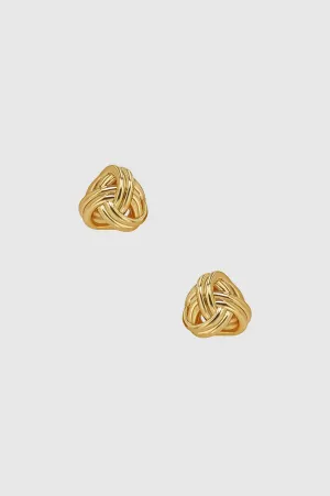 Twist knot earrings