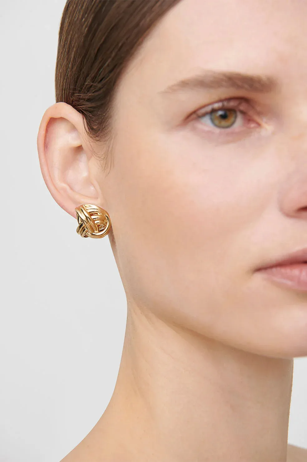 Twist knot earrings