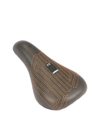 United Squad Fat Pivotal Seat Black / Orange Stitching