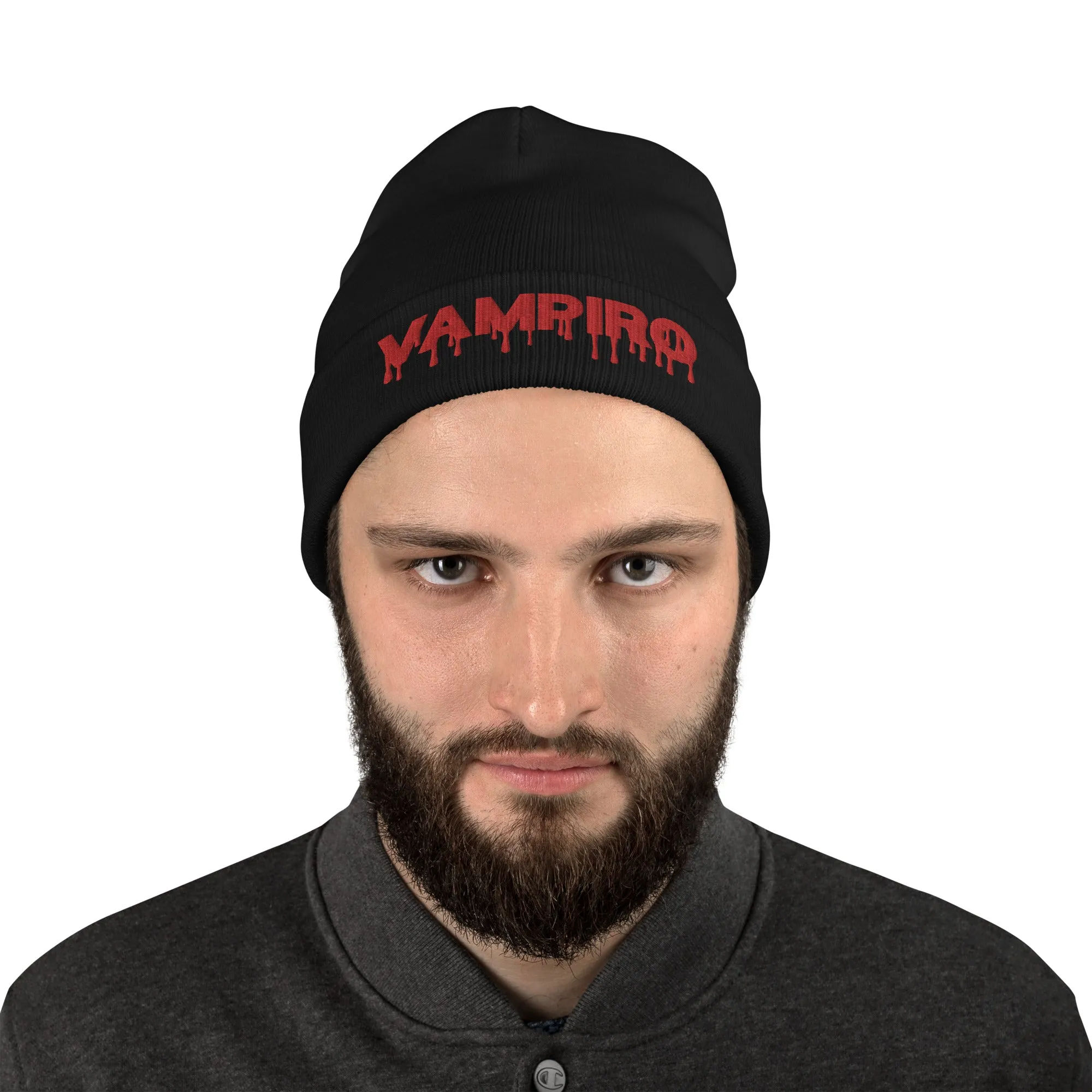 Vampiro Embroidered Beanie