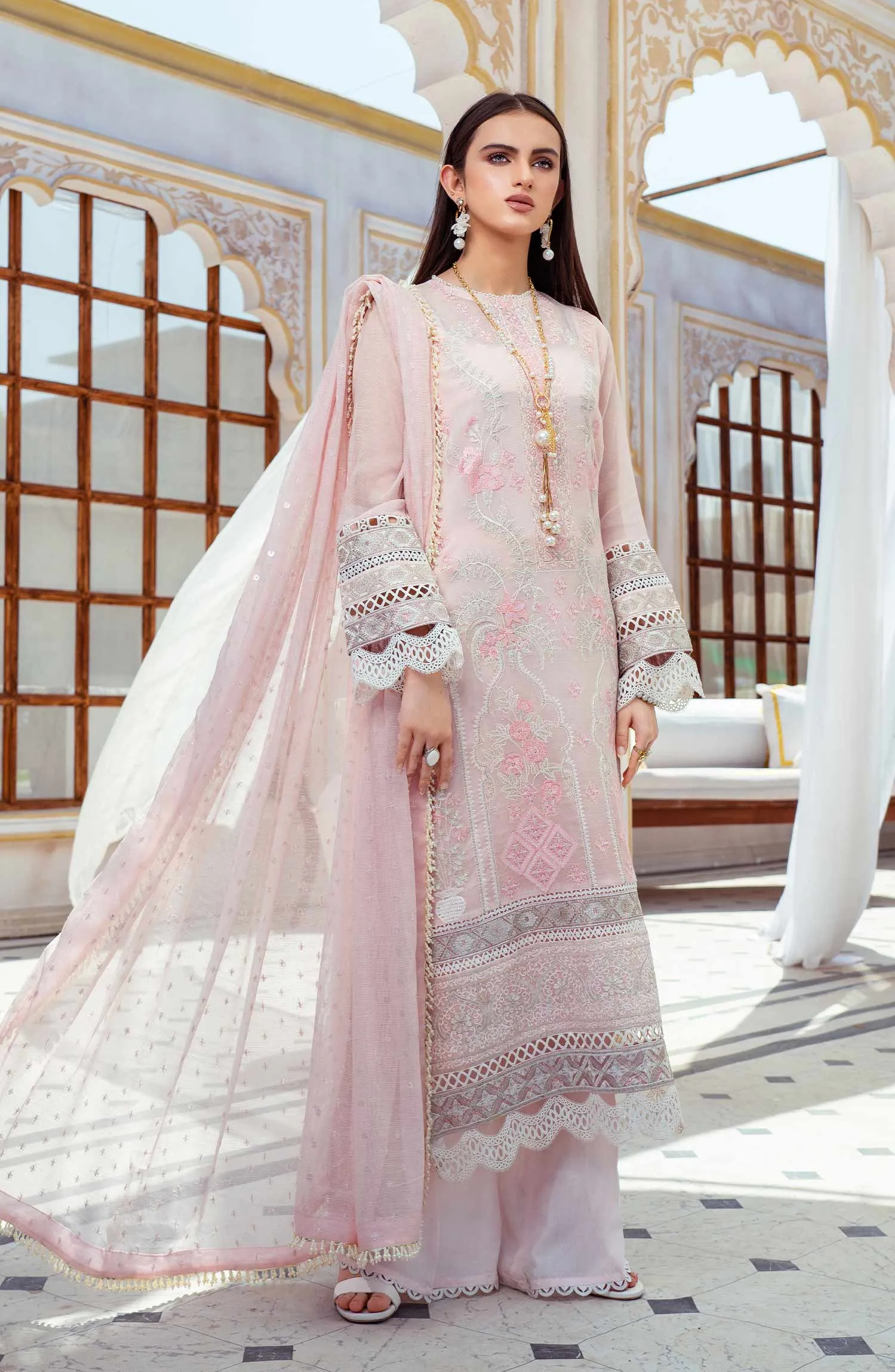 Veiled Rose - (MLRD - 062) |  Maryum N Maria Luxury Pret Eid Edit 2022 | Stitched Ready to Wear Suits