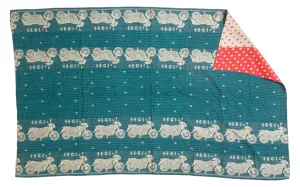 Vintage Indian Kantha Quilt