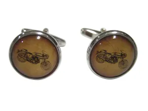 Vintage Looking Motorcycle Cufflinks