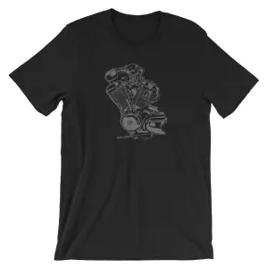 Vintage Motorcycle Engine Biker Unisex T-Shirt