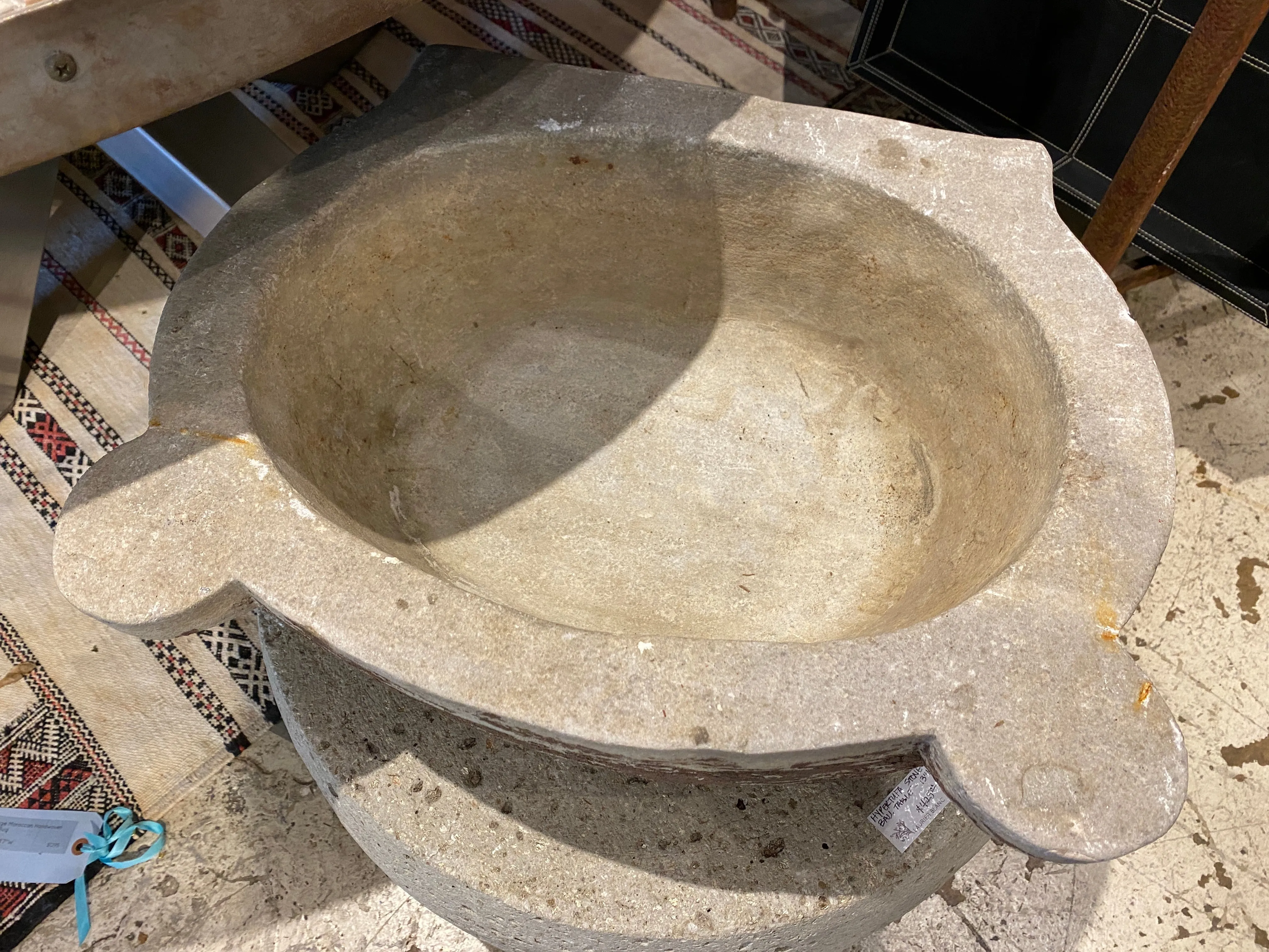 Vintage Turkish Marble Bath Basins