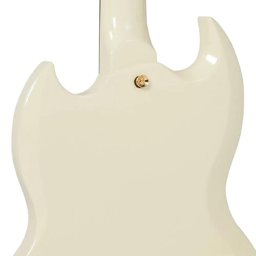 Vintage VS6 ReIssued Electric Guitar ~ Vintage White/Gold Hardware