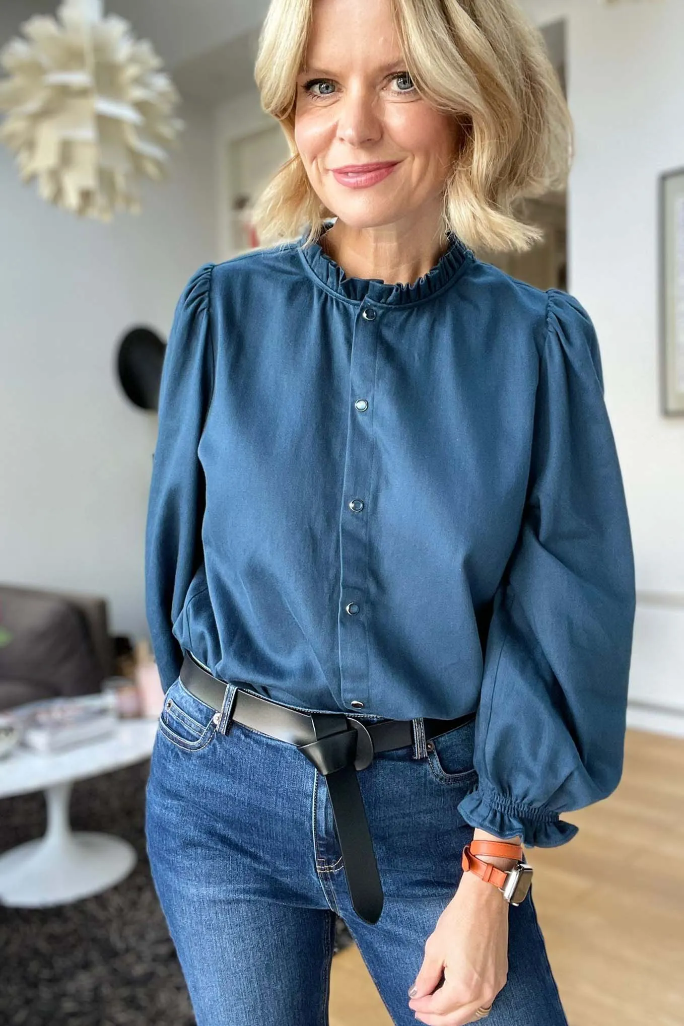 Wrap Leather Belt - Black