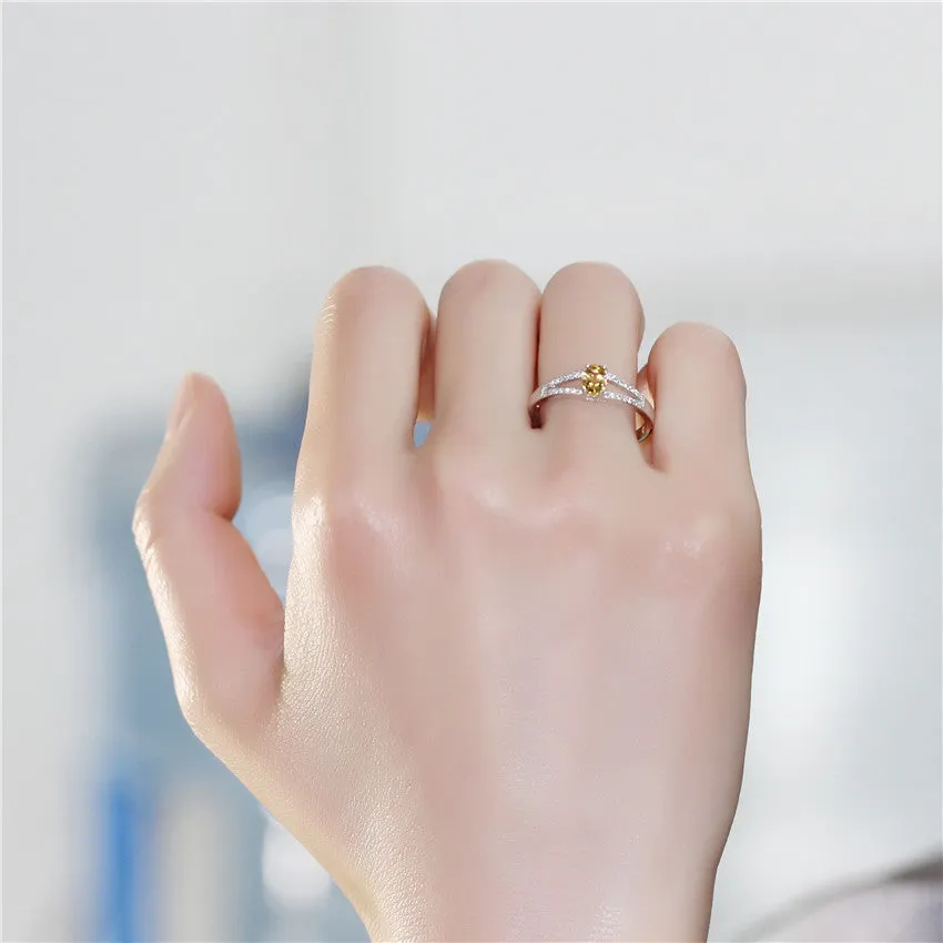 Yellow Rhinestone