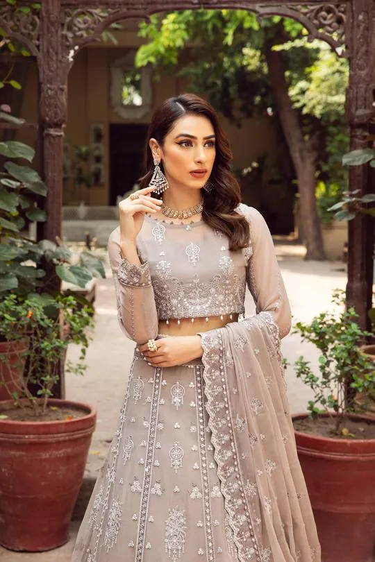 Zercon | Alizeh Embroidered Chiffon Festive Collection Shahtaj | Unstitched Embroidered Chiffon Suits
