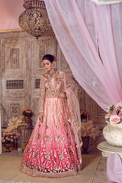 ZQ 8 | Zebtan Zarqon Luxury Bridal Collection Vol 6 2021 | Unstitched Embroidered Chiffon Suits